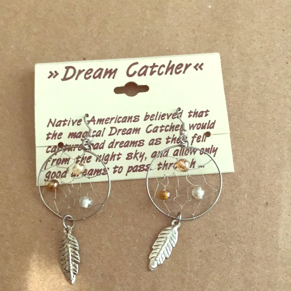 Dream catcher earrings